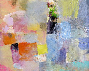 Panele Szklane Podświetlane  malarstwo abstrakcyjne nieprzezroczyste szkliwo