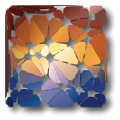 Abstract background triangles