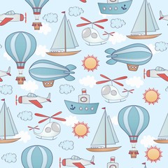 Seamless transportation pattern.
