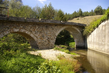 Fototapeta na wymiar Old Roman empire bridge