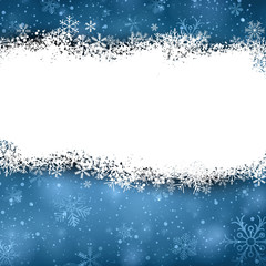 Christmas blue abstract background.
