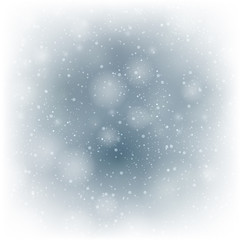 Christmas blue abstract background.