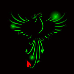 phoenix schreit grün