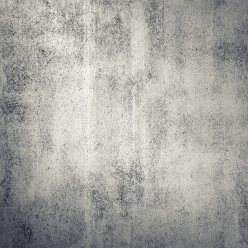 Gray concrete wall, square background texture