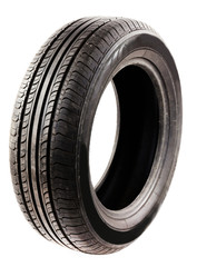 Tyre isolated on white