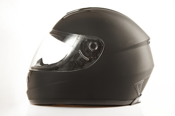 Motorcycle Helmet isolated white background