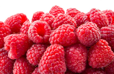 Raspberries background