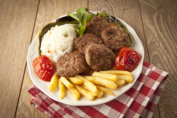 Delicious Turkish Kofte (meatballs)