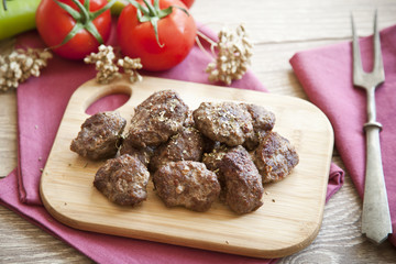 Delicious Turkish Home Made Kofte (meatballs)