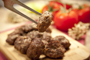Delicious Turkish Home Made Kofte (meatballs)
