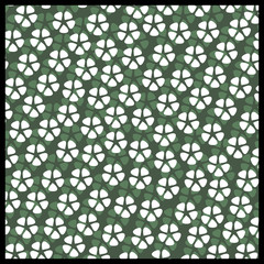 Green Floral Styled Pattern
