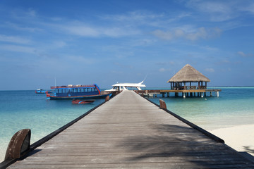 Maldives Jetty Eternity View