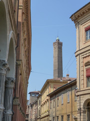 Obraz premium Medieval towers in Bologna