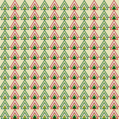 christmas colored triangles pattern background for use in design