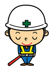 SD工事男性お辞儀3