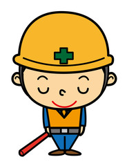 SD工事男性お辞儀2