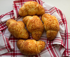 croissants with cheese