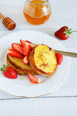Breakfast - French toast and berries