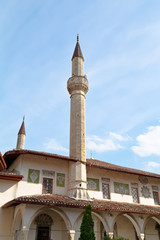 Fototapeta na wymiar The Big Khan Mosque in Bakhchisarai town