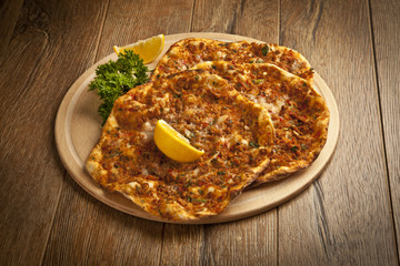 Turkish pide lahmacun