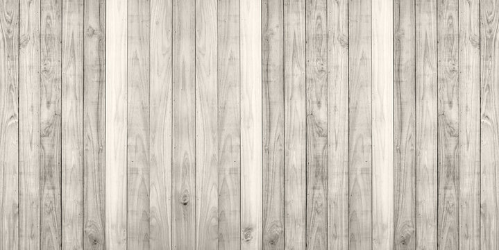Brown wood plank wall texture background panorama