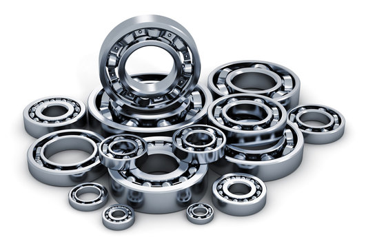 Collection of ball bearings