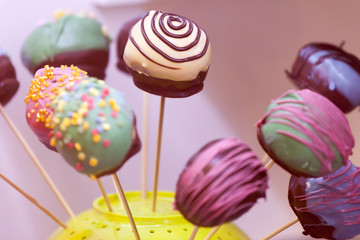 Assortment of macarons