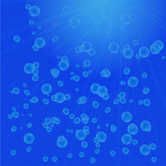 Vector silhouette of water.