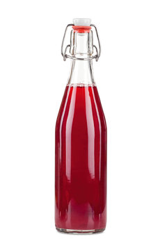 One bottle of fresh currant syrup