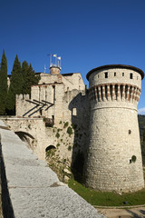 Fototapeta na wymiar castello di Brescia