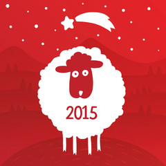 Holiday card for the new year