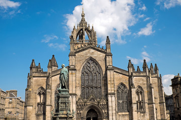 Fototapeta premium The St. Giles Cathedral in Edinburgh, Scotland