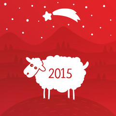 Holiday card for the new year