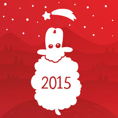 Holiday card for the new year