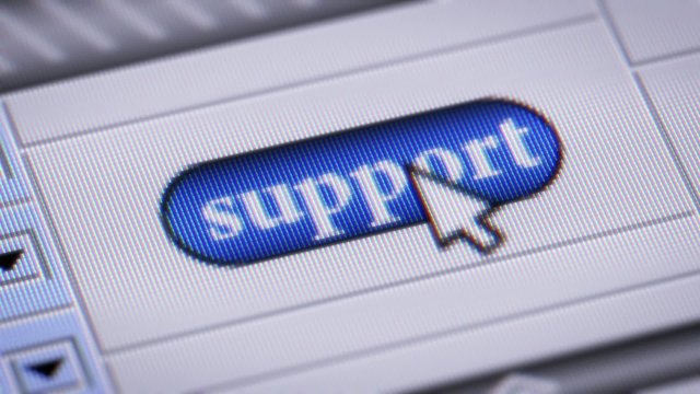 Internet buttons clicked with cursor