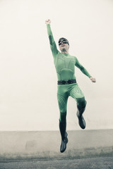 Superhero flying