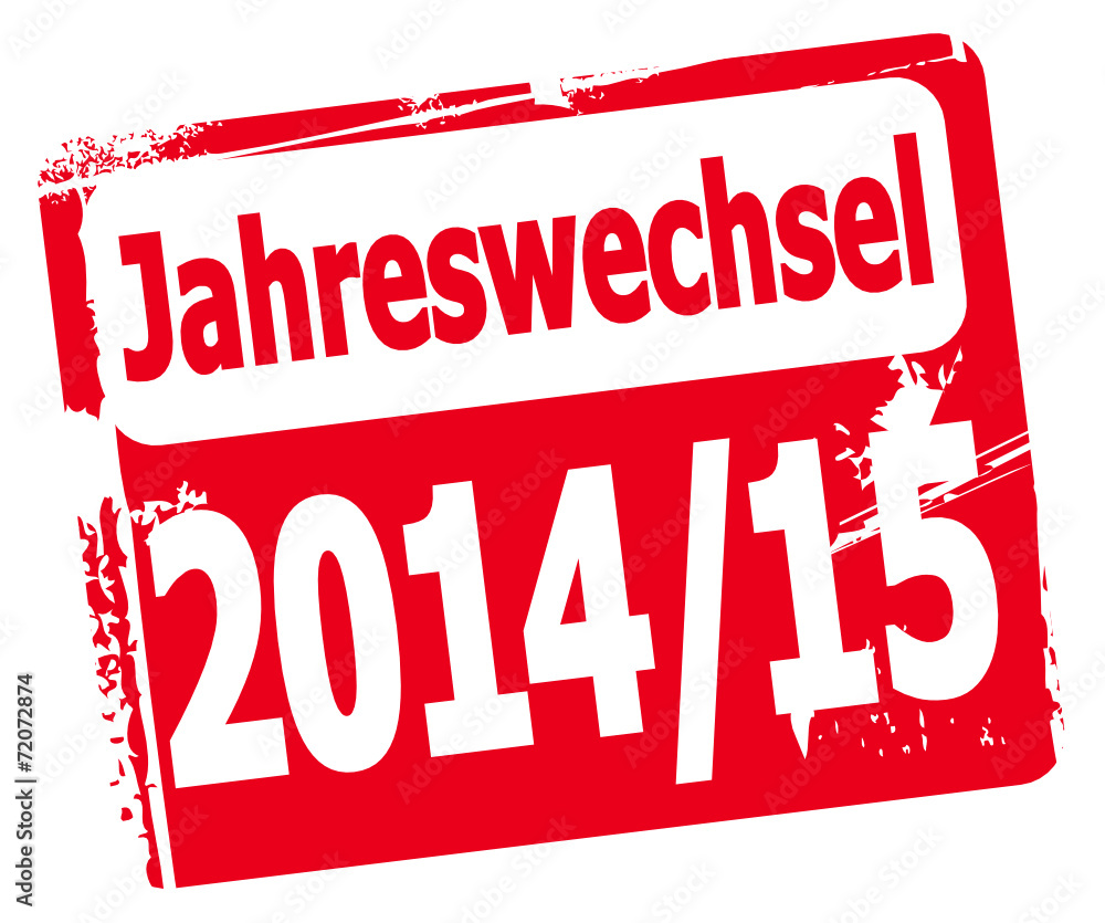 Wall mural jahreswechsel 2014/2015