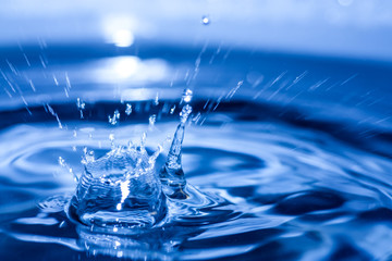 Éclaboussure goutte d'eau