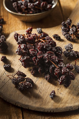 Organic Dry Raisins on the Vine