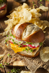 Homemade Vegetarian Soy Tofu Burger