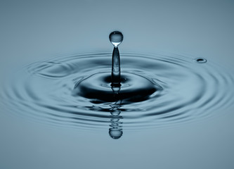 Water drop close up