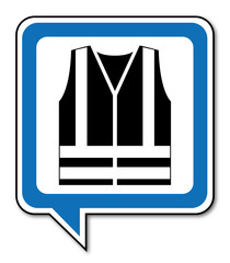 Logo gilet de sécurité.