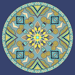 decorative design of circle dish template, round geometric patte