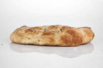 Turkish Ramadan Bread pide - Ramazan Pidesi
