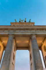brandenburg gate in berlin © hansenn