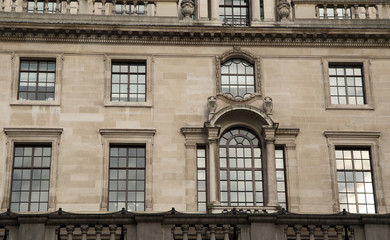 Fototapeta na wymiar exterior of a beautiful stone London property