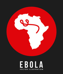 Fototapeta na wymiar ebola design