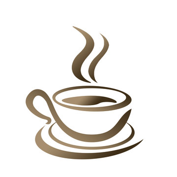 Kaffeetasse stilisiert