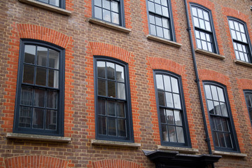 Fototapeta na wymiar the exterior of a london property.