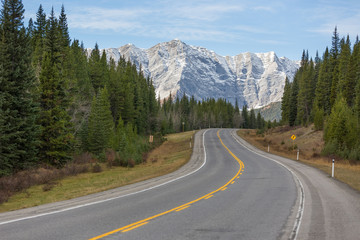 Highway 40 in Kananaskis Country, Alberta